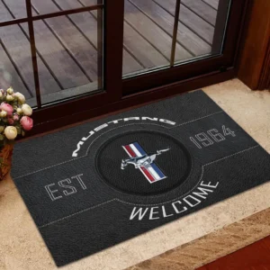 Car Fans Gift Doormat, Welcome Mat All Over Print For Car Owner CAR16902262546 - Black