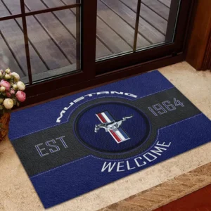 Car Fans Gift Doormat, Welcome Mat All Over Print For Car Owner CAR16902262546 - Blue