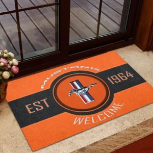 Car Fans Gift Doormat, Welcome Mat All Over Print For Car Owner CAR16902262546 - Orange