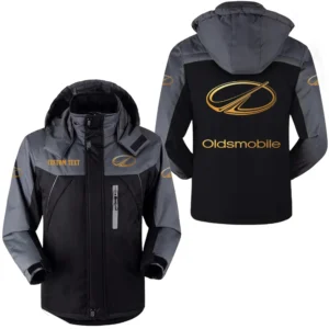 Car Fans Gift Outdoor Charging Suit, Hooded Fleece Long Jacket Exclusive Logo For Car Enthusiants, Custom Name HFLJ0112312108 - Black