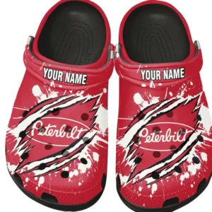 Truck Fans Gift Crocs, Clogs All Over Print Gift For Truck Owner, Custom Name CAR15303042522 - Black