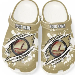 Car Fans Gift Crocs, Clogs All Over Print Gift For Car Owner, Custom Name CAR5602192565 - White