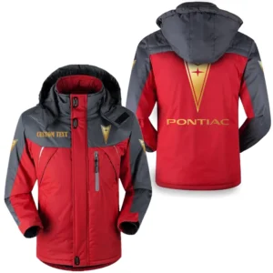 Car Fans Gift Outdoor Charging Suit, Hooded Fleece Long Jacket Exclusive Logo For Car Enthusiants, Custom Name HFLJ0112312114 - Red