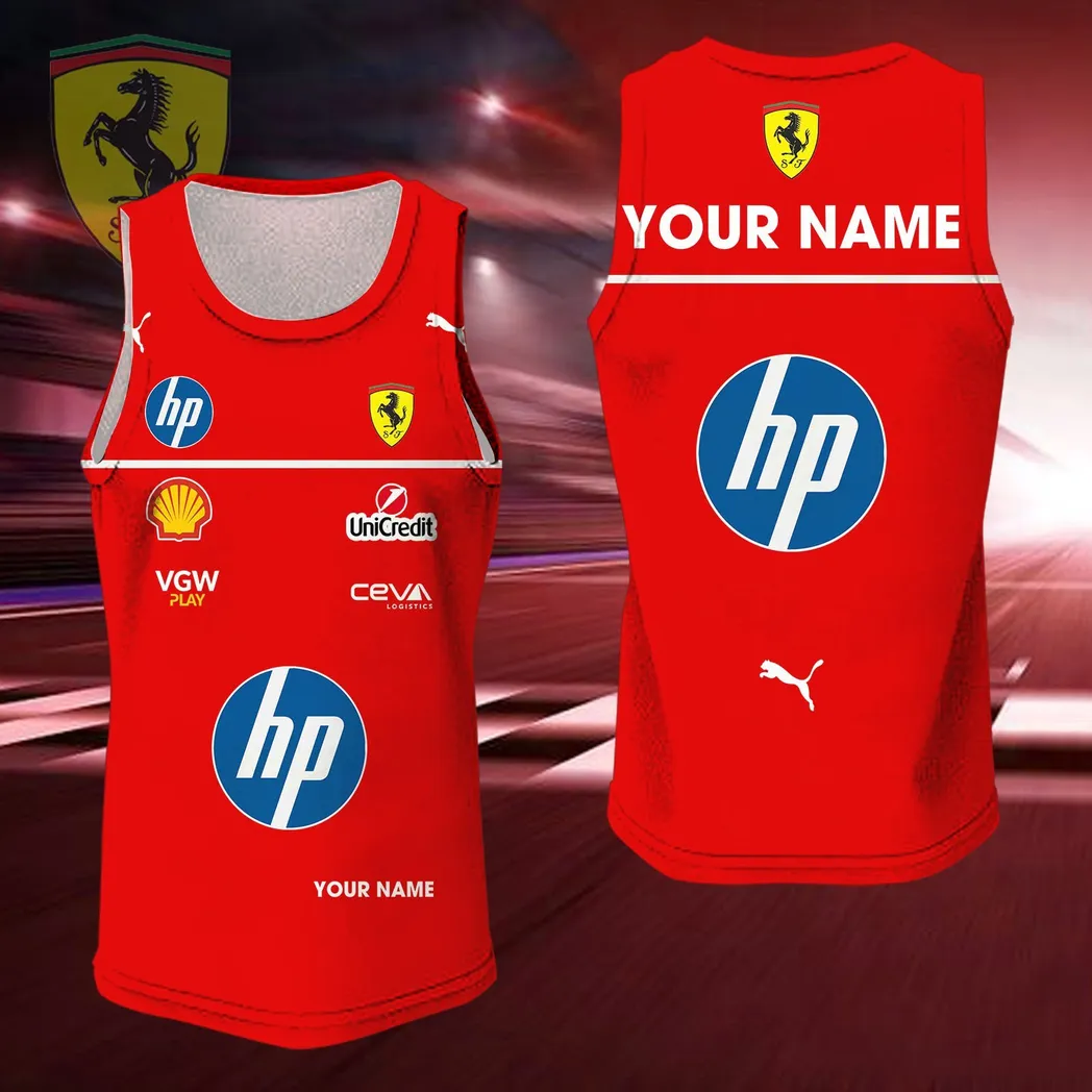 Racing Car Fans Gift Tank Top, Sleeveless Shirt All Over Print Gift For Auto Enthusiasts, Custom Name CAR418050925666