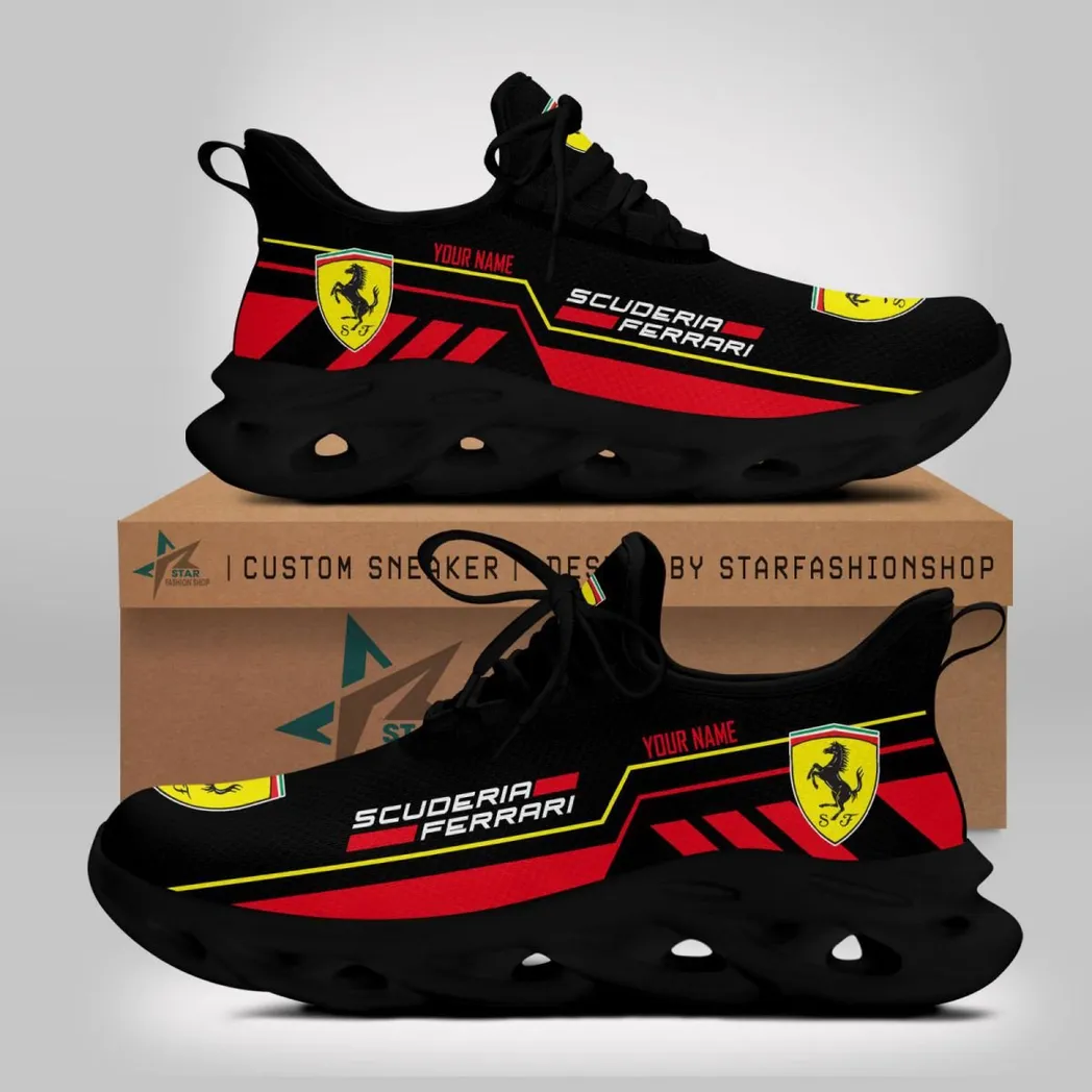 Racing Carax Soul Shoes, All Over Print Max Soul Shoes Racing Car40504102500 - Black