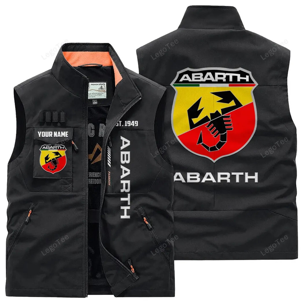 Retro Car Fans Gift Outdoor Sleeveless Vest, Gift For Retro Car Enthusiasts, Custom Name - Black CAR132021325919-3