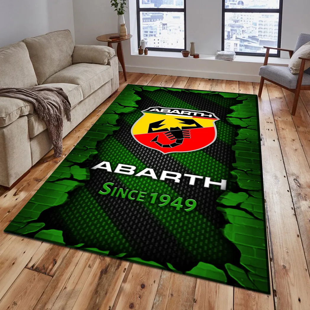 Retro Car Fans Gift Rug, Carpet All Over Print Gift For Retro Auto Enthusiasts CAR18403172500 - Green
