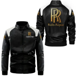 Car Cars Fans Gift Leather Jacket, Black and White Leather Jacket For Car Enthusiasts CAR0801062299