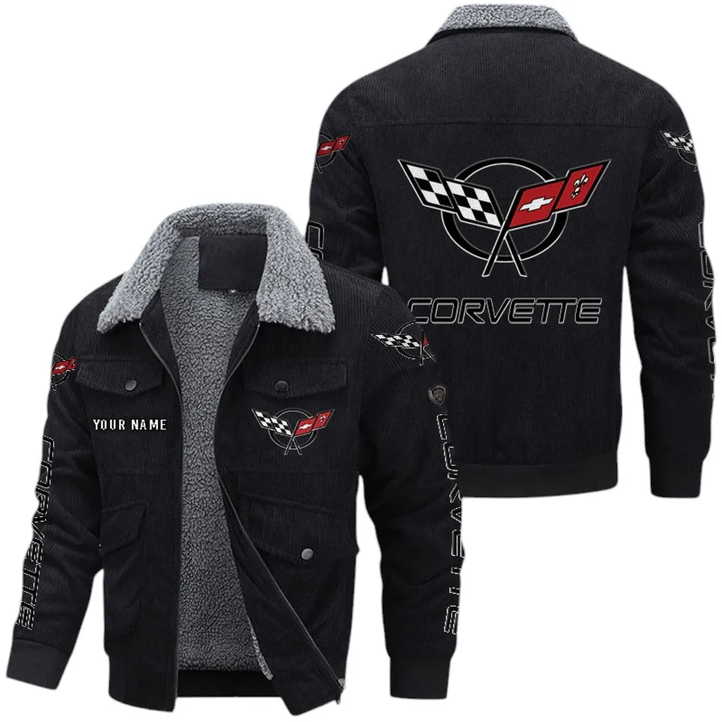 Speed Car Fans Gift Corduroy Jacket, Jacket All Over Print Gift For Speed Car Lovers CAR42022225608 - Black