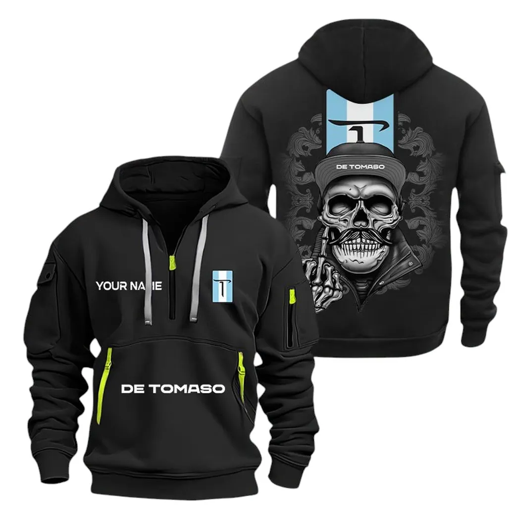 Speed Car Fans Gift Hoodie Half Zipper, Hoodie All Over Print Gift For Speed Car Fan CAR166022625142 - Black