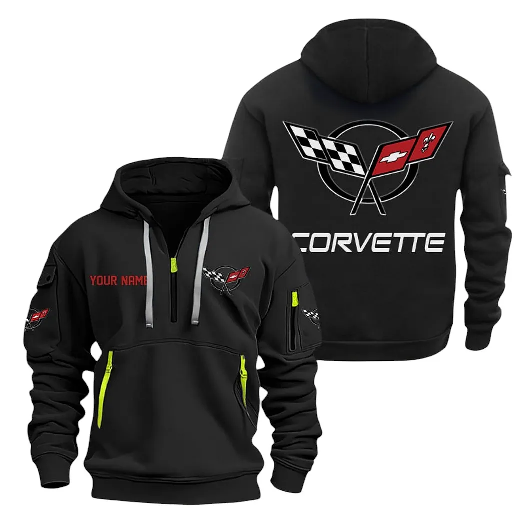 Speed Car Fans Gift Hoodie Half Zipper, Hoodie All Over Print Gift For Speed Car Lovers CAR20022125732 - Black