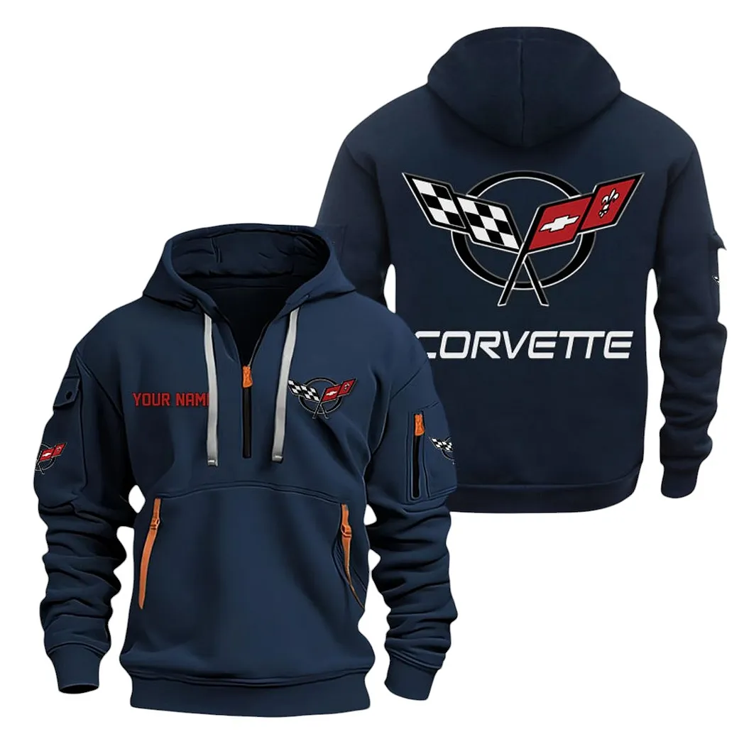 Speed Car Fans Gift Hoodie Half Zipper, Hoodie All Over Print Gift For Speed Car Lovers CAR20022125732 - Navy