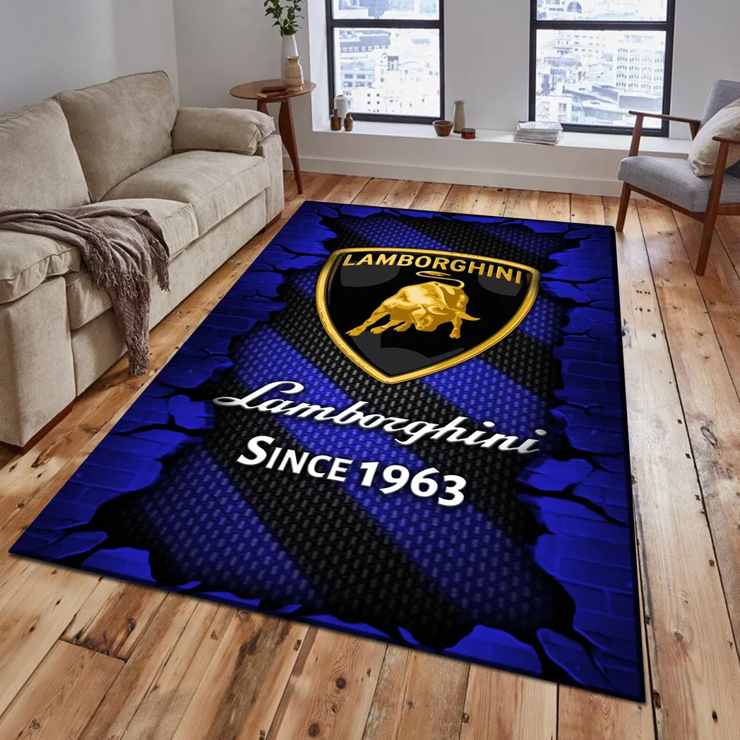 Speed Car Fans Gift Rug, Carpet All Over Print Gift For Speed Car Lovers CAR18403172548 - Blue
