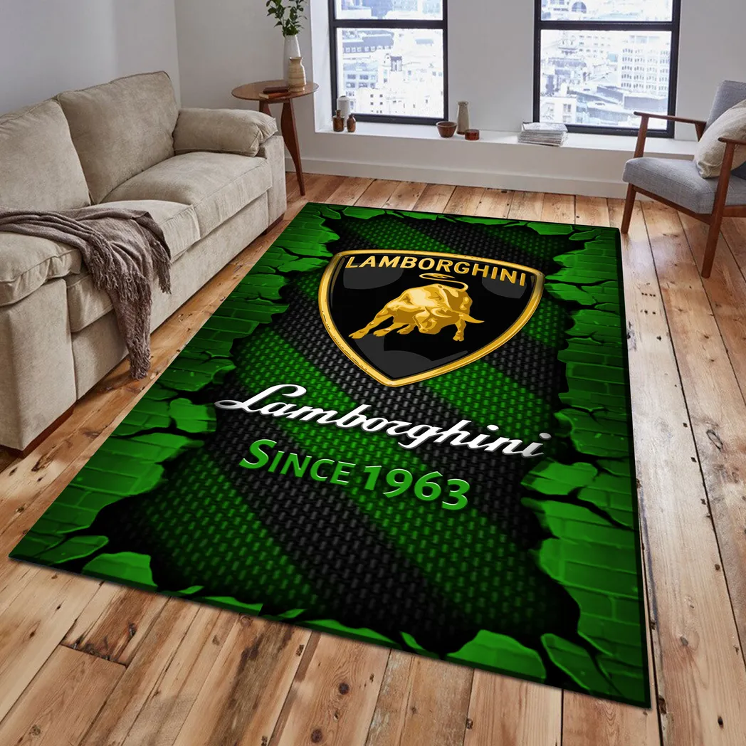 Speed Car Fans Gift Rug, Carpet All Over Print Gift For Speed Car Lovers CAR18403172548 - Green