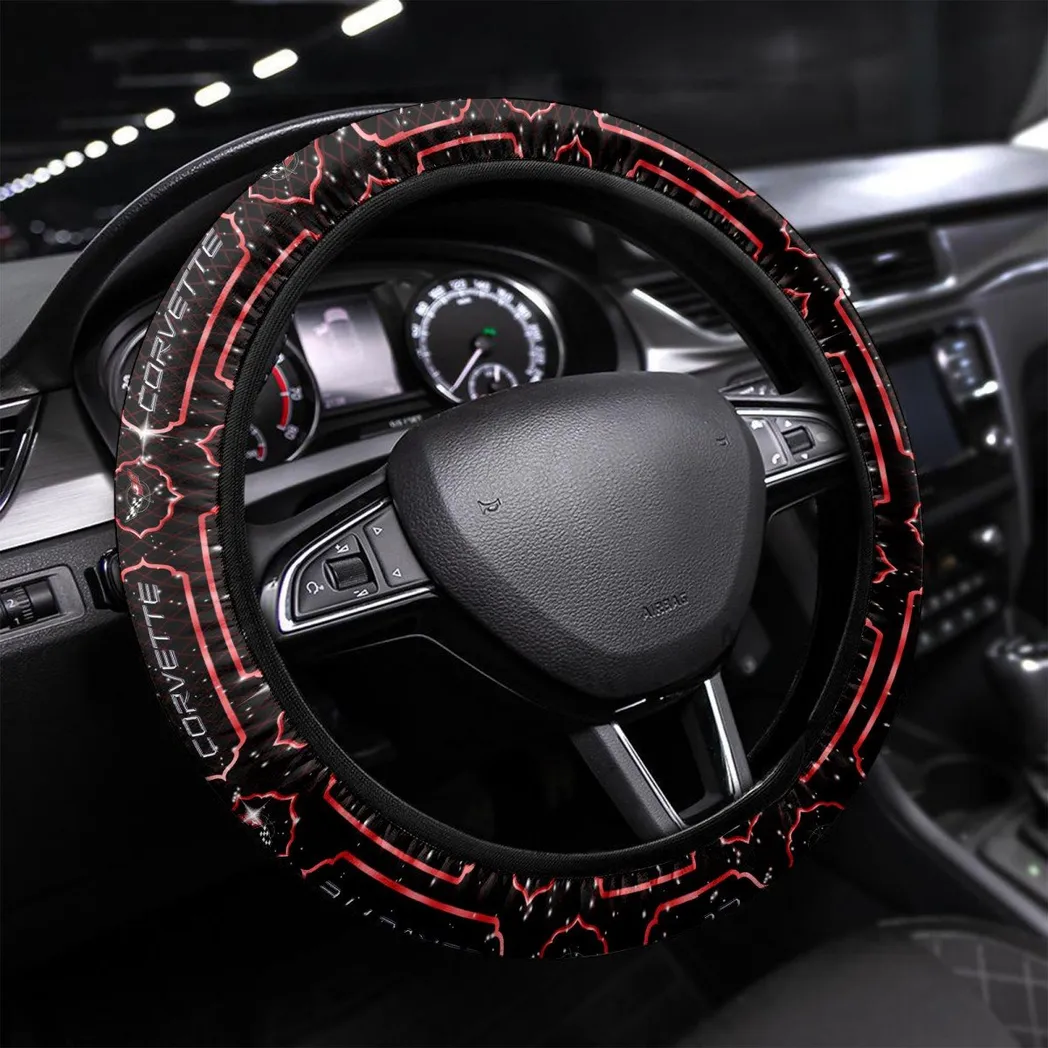 Speed Car Fans Gift Steering Wheel Cover, Wheel Protector All Over Print Gift For Car Owner - Red CAR55021425250