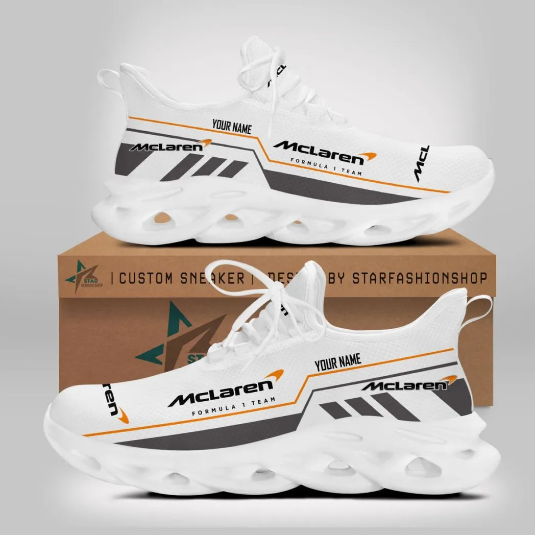 Speed Car Team Max Soul Shoes, All Over Print Max Soul Shoes Speed Car Team CAR40504102509 - White