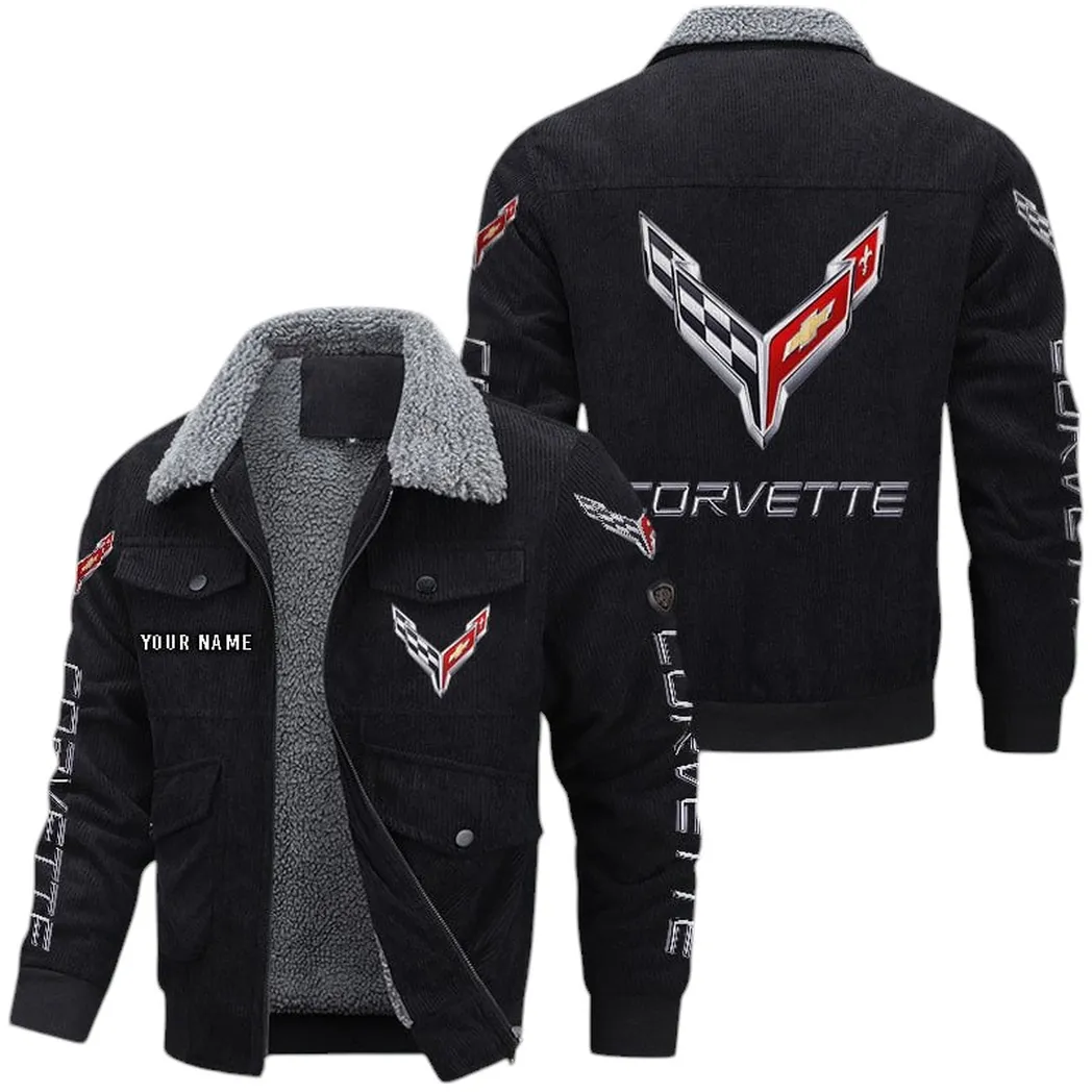 Sport Car Fans Gift Corduroy Jacket, Jacket All Over Print Gift For Sport Car Lovers CAR42022225566 - Black
