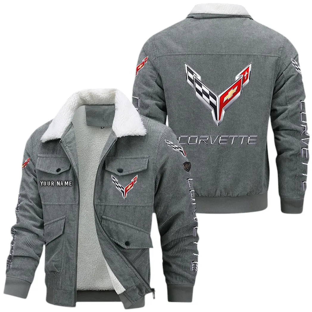 Sport Car Fans Gift Corduroy Jacket, Jacket All Over Print Gift For Sport Car Lovers CAR42022225566 - Gray