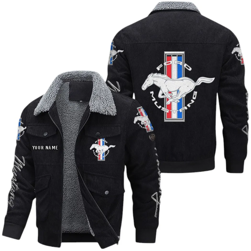 Sport Car Fans Gift Corduroy Jacket, Jacket All Over Print Gift For Sport Car Lovers CAR42022225645 - Black