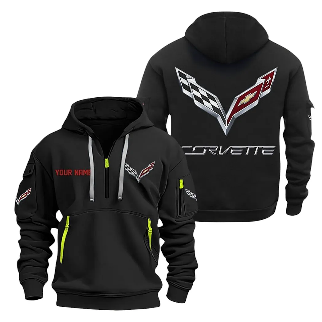 Sport Car Fans Gift Hoodie Half Zipper, Hoodie All Over Print Gift For Sport Car Lovers CAR20022125696 - Black