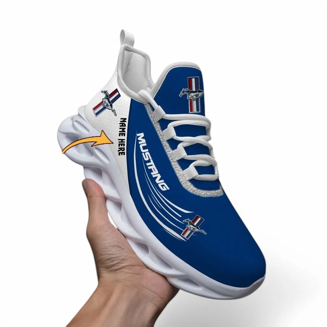 Sport Car Fans Gift Max Soul Shoes, Sport Sneakers All Over Print For Car Enthusiasts CAR83021725122- White