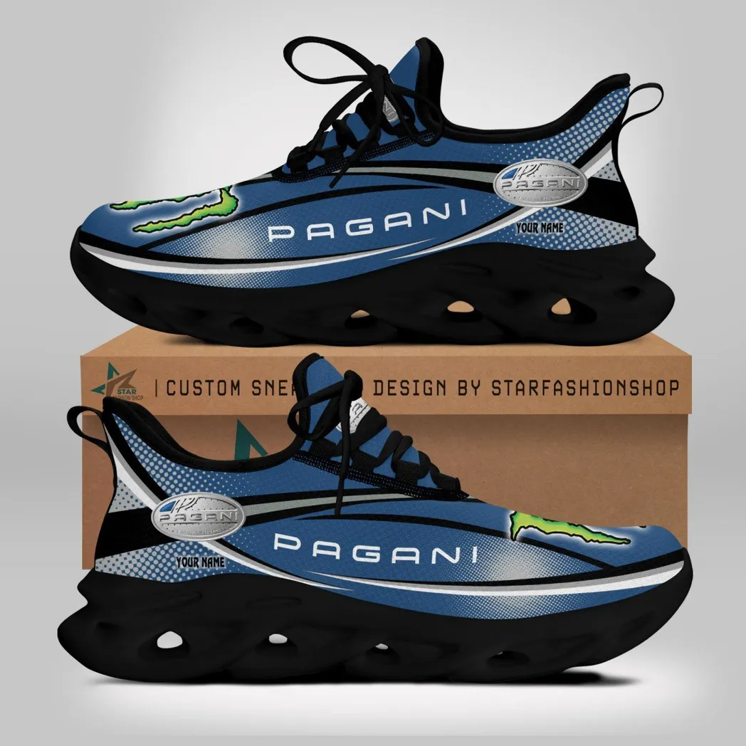 Sport Car Fans Gift Max Soul Shoes, Sport Sneakers All Over Print For Sport Car Owner CAR79022425105 - Black