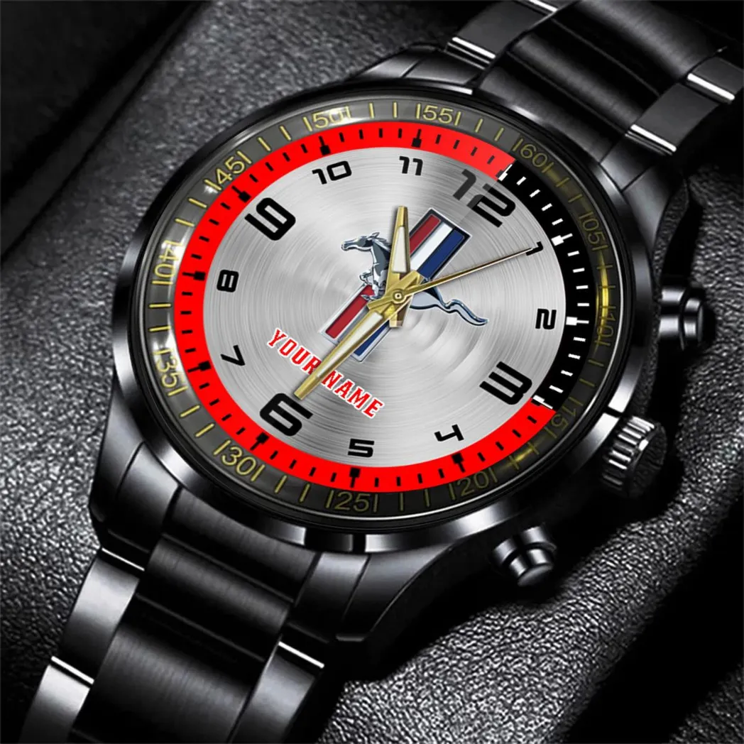 Sport Car Fans Gift Stainless Steel Watch, Men Watch All Over Print Gift For Watch Sport Car - Red DCAR478282032