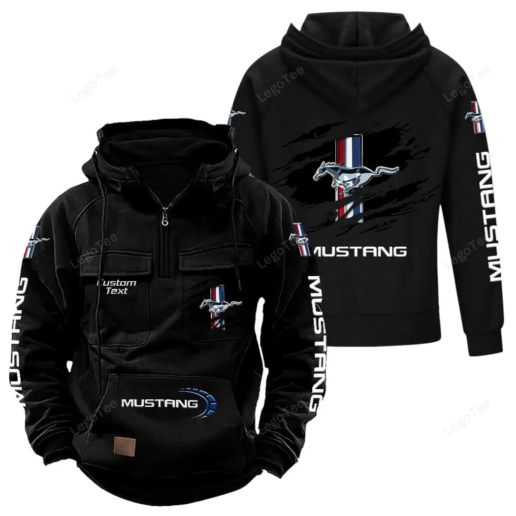Sport Car Fans Gift Tactical Quarter Zip Hoodie, Hoodie All Over Print For Sport Car Lovers - Black CAR122021425010-2