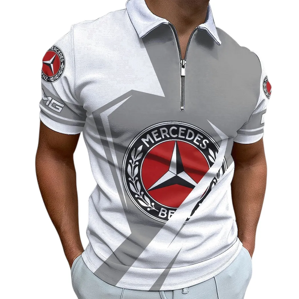 Sport Car Fans Gift Zipper Polo Shirt, Polo Shirt All Over Print For Sport Car Lovers CAR3202122534