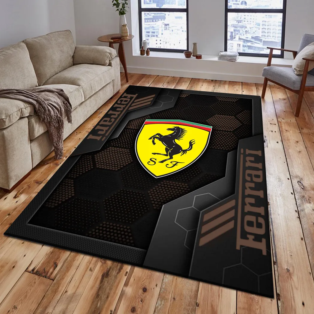 Sport Car Lovers Gift Rug, Carpet All Over Print Gift For Sport Car Fan CAR182031525004 - Brown
