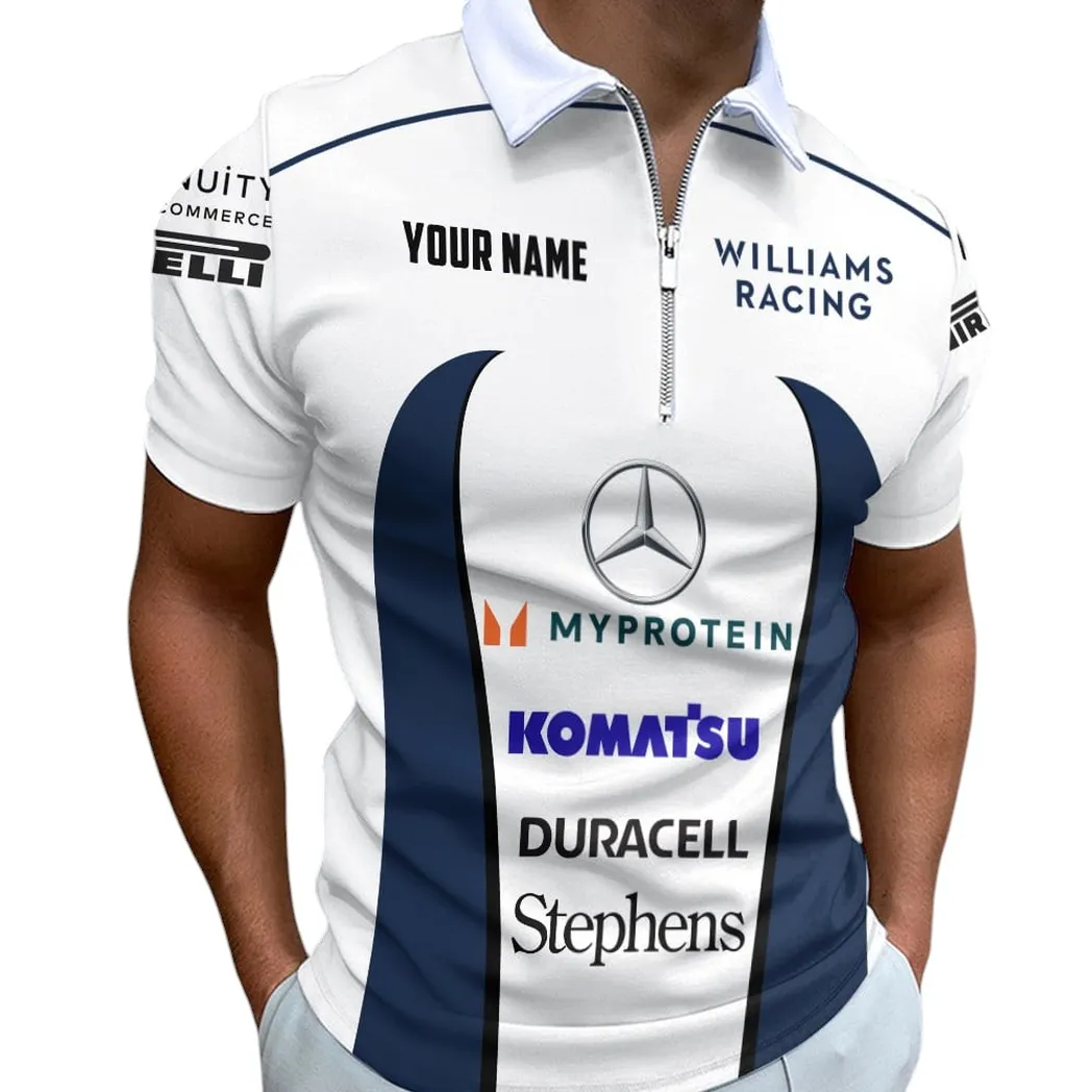 Sport Car Zipper Polo Shirt, All Over Print Zipper Polo Shirt Sport Car CAR41204112509