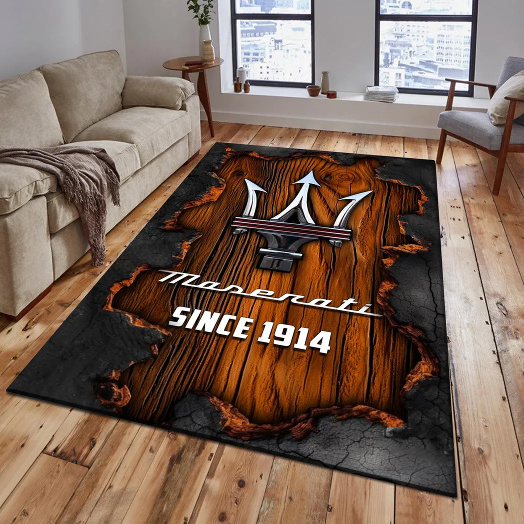 Sports Car Fans Gift Rug, Carpet All Over Print Gift For Sports Car CAR19503182540 - Orange