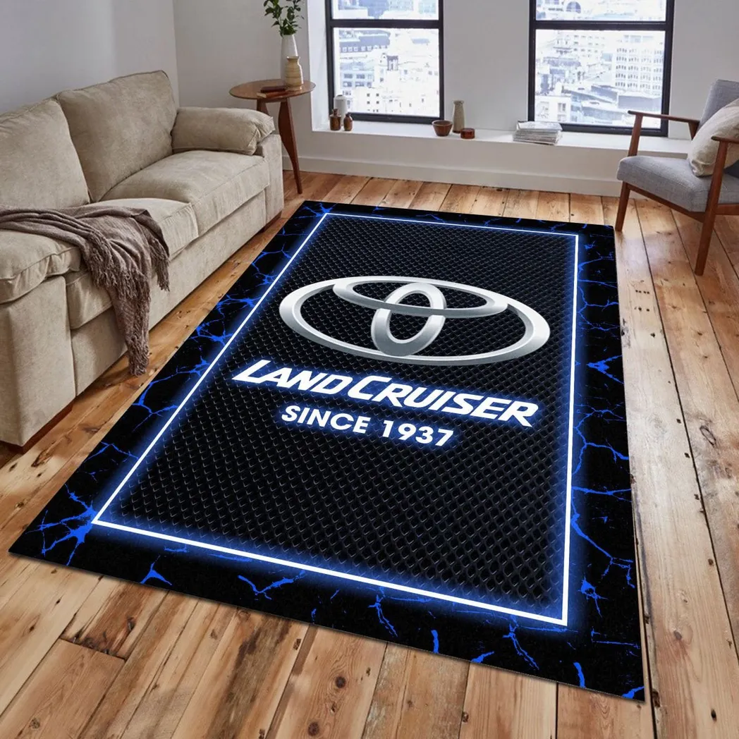 SUV Fans Gift Rug, Carpet All Over Print Gift For Car   Land Cruiser Lovers CAR5202192579 - Blue