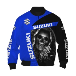 Car Blue Fans Gift Bomber Jacket, Bomber Jacket All Over Print For Car Blue Owner CAR6702212573