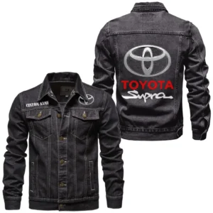 Car Fans Gift Denim Jacket, Denim Jacket All Over Print Gift For Car Enthusiasts CAR1901132292 - Black