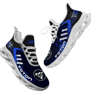 Tractor Fans Gift Max Soul Shoes, Sport Sneakers All Over Print For Tractor Lovers CAR304031825576 - Blue