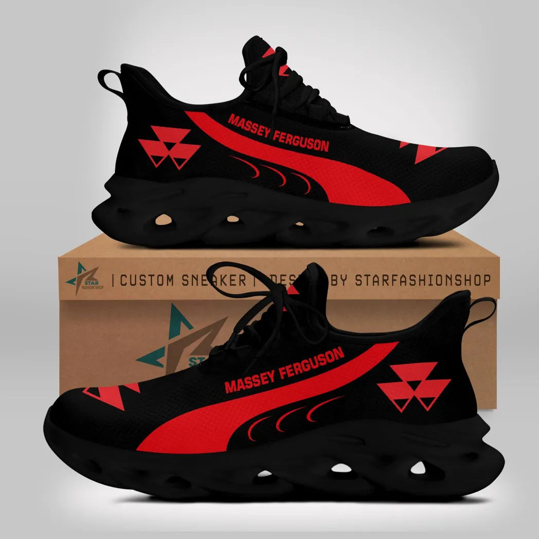 Tractor Fans Gift Max Soul Shoes, Sport Sneakers All Over Print For  Tractor Owner CAR7802242548 - Black