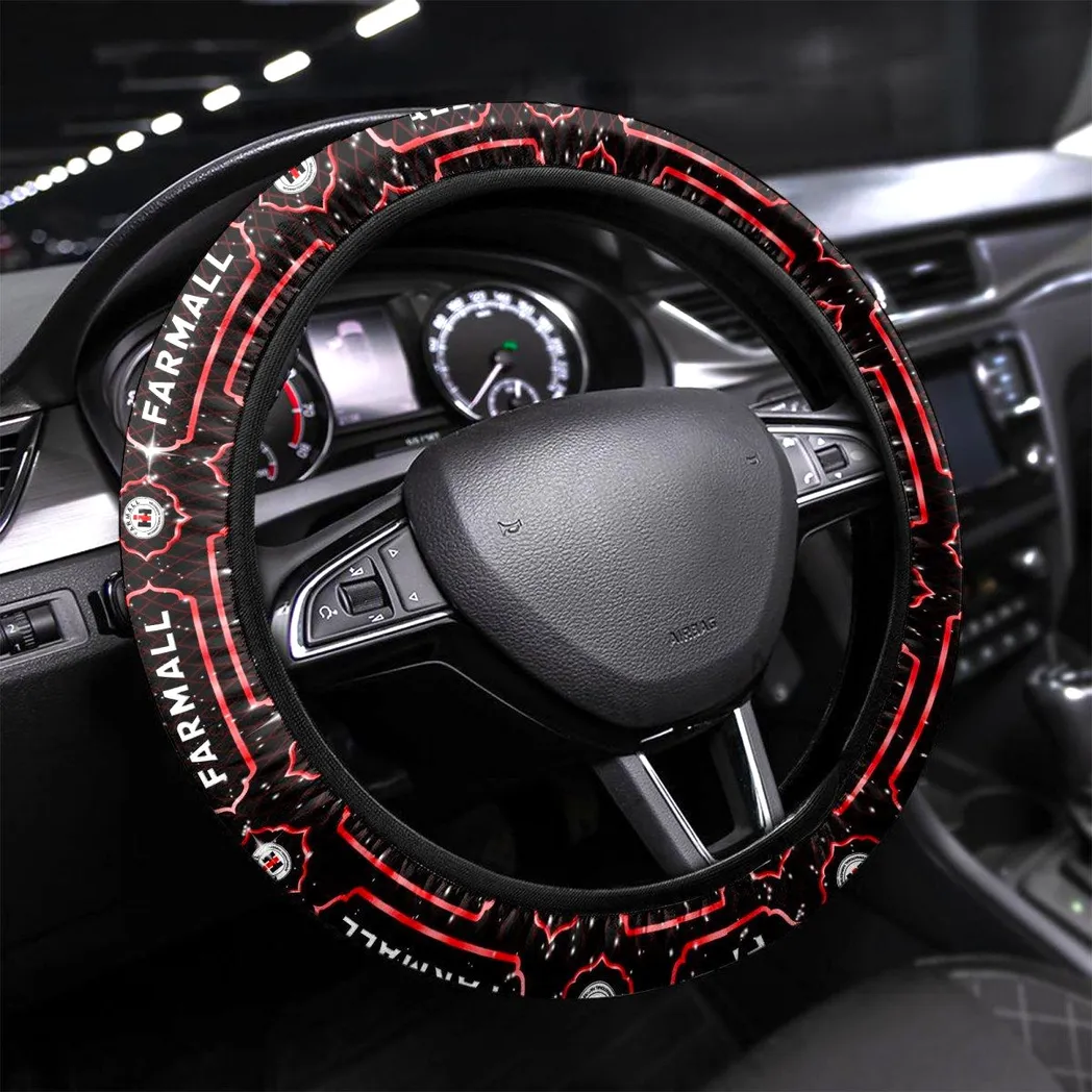 Tractor Fans Gift Steering Wheel Cover, Wheel Protector All Over Print Gift For Car Owner - Red CAR145021725334-6