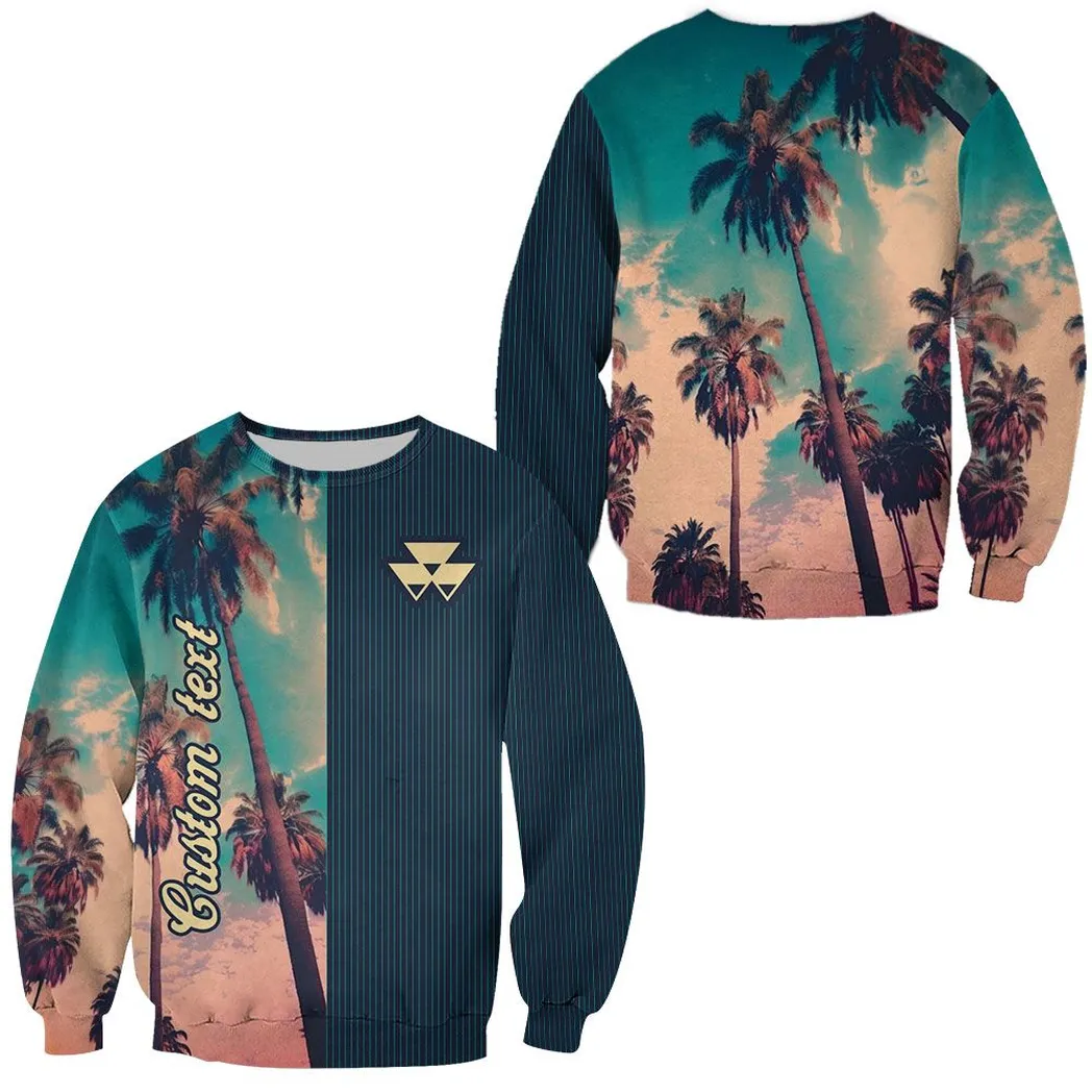 Tractor Vintage Fans Gift Sweatshirt, Sweatshirt Palm Style Gift For Car Enthusiasts CAR431041625443