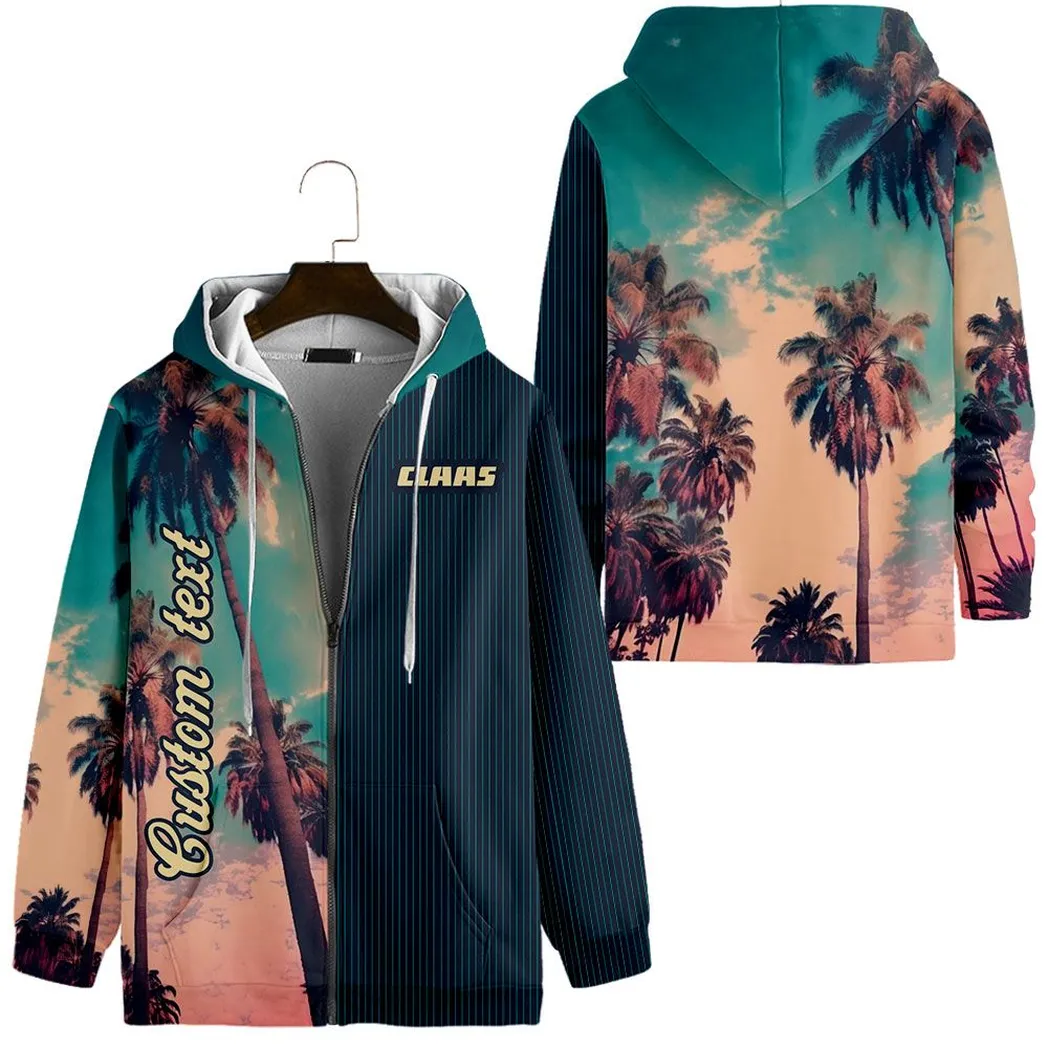 Tractor Vintage Fans Gift Zipper Hoodie, Hoodie Zip All Over Print Gift For Car Enthusiasts CAR431041625371