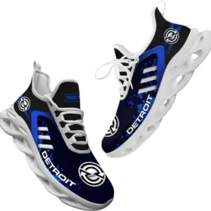 Truck Fans Gift Max Soul Shoes, Sport Sneakers All Over Print For Truck Lovers CAR304031825569 - Blue