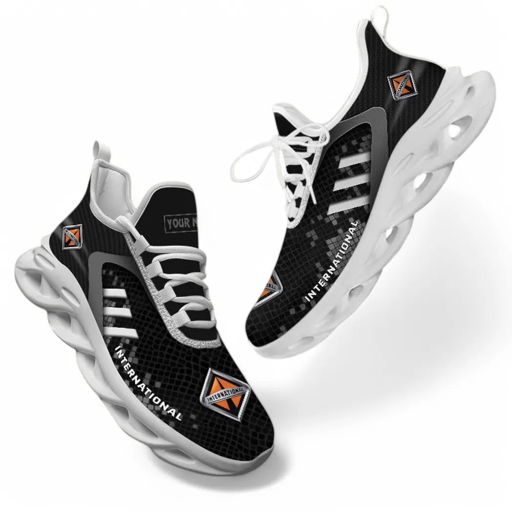 Truck Fans Gift Max Soul Shoes, Sport Sneakers All Over Print For Truck Lovers CAR304031825572 - Gray