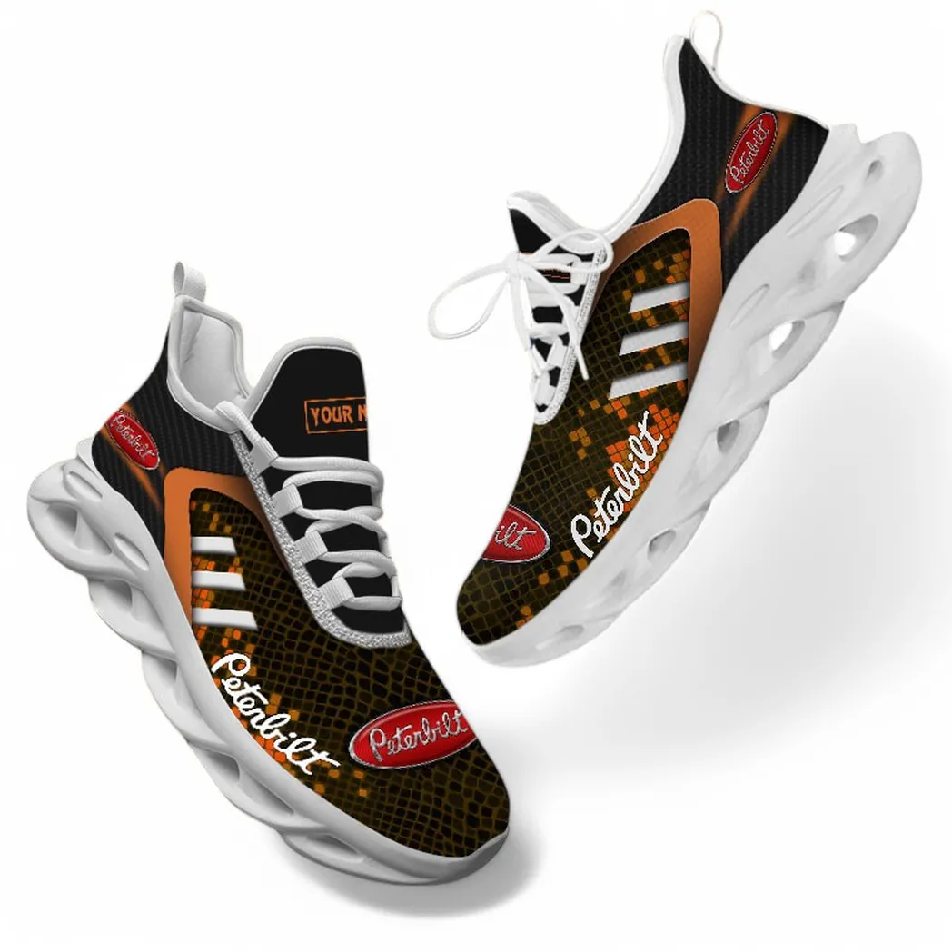 Truck Fans Gift Max Soul Shoes, Sport Sneakers All Over Print For Truck Lovers CAR304031825579 - Orange