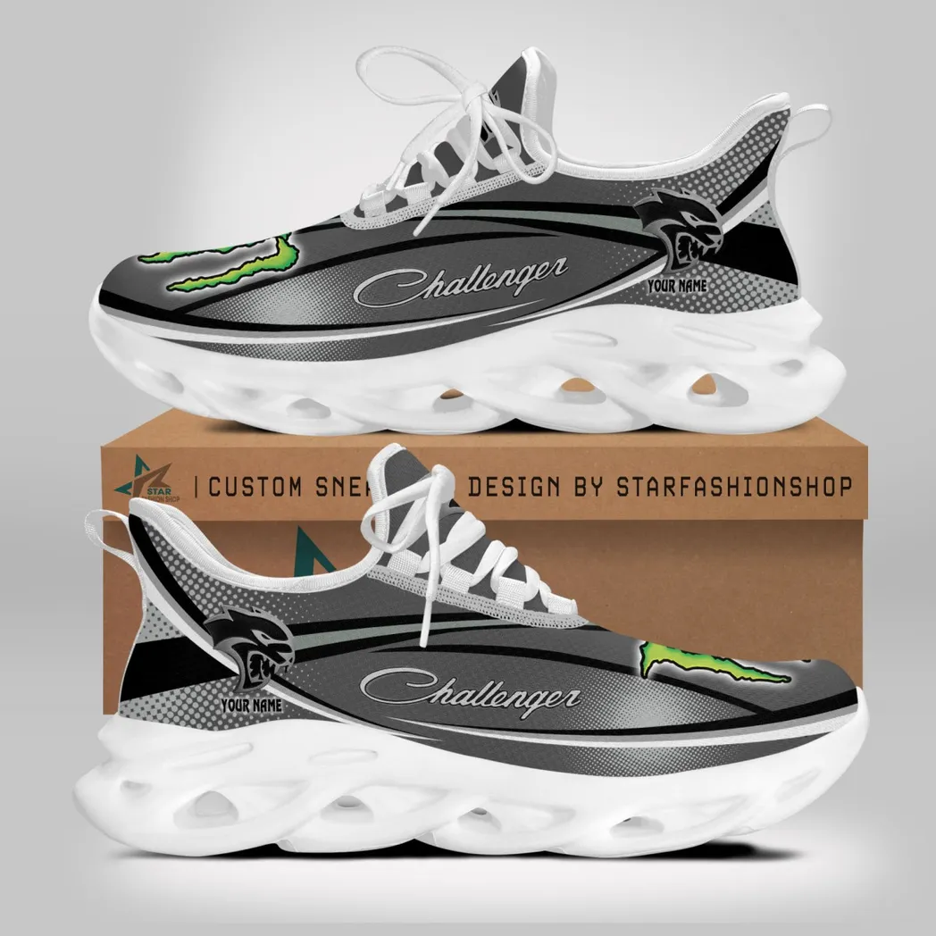 Truck Fans Gift Max Soul Shoes, Sport Sneakers All Over Print For Truck Owner CAR79022425039 - White