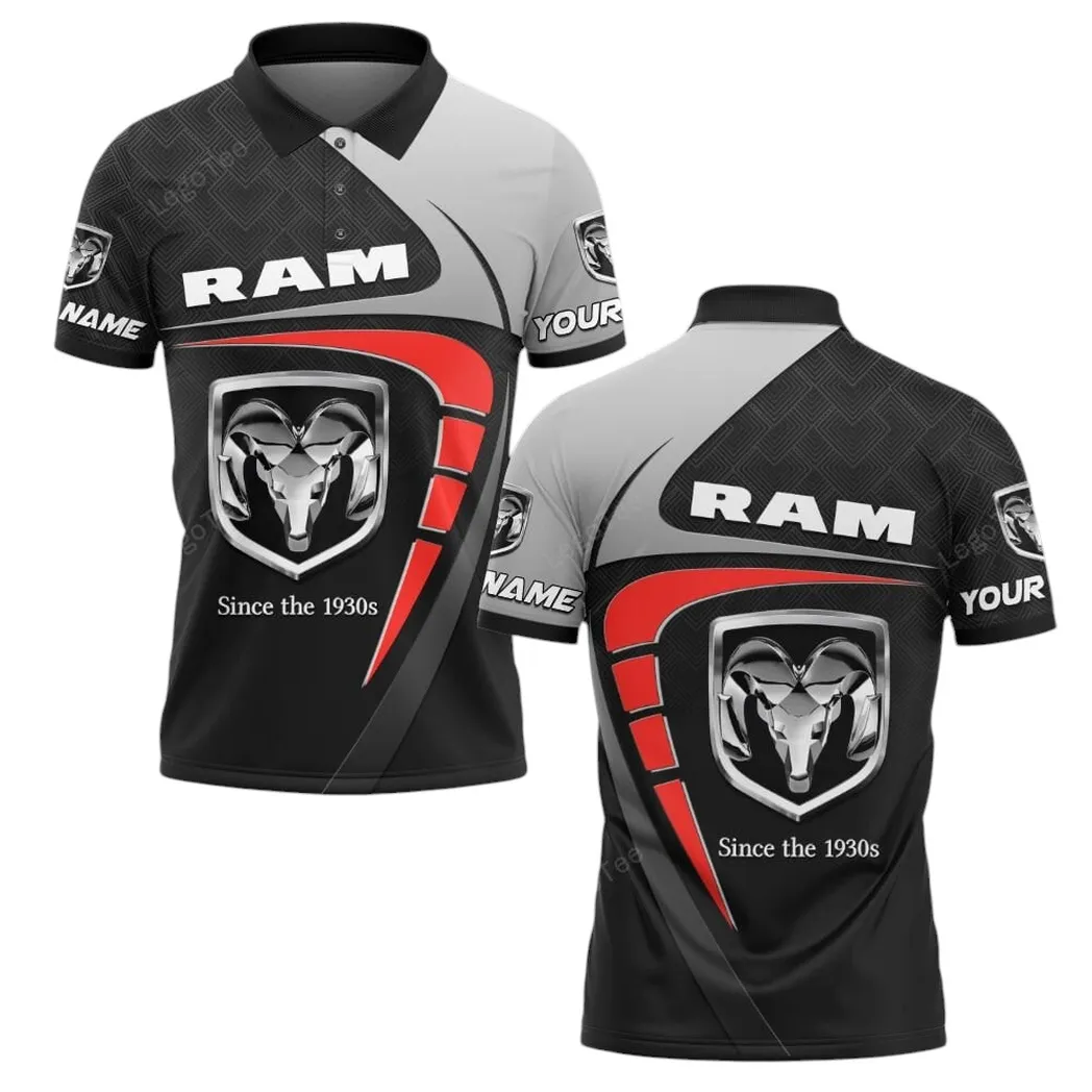 Truck Fans Gift Polo Shirt, Polo Shirt All Over Print Gift For Truck Lovers, Custom Name CAR11603032562