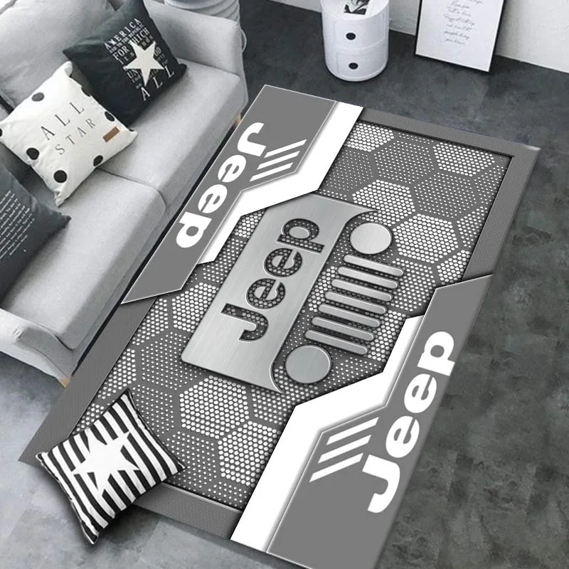 Truck Fans Gift Rug, Carpet All Over Print Gift For Car Owner CAR301032940 - Gray