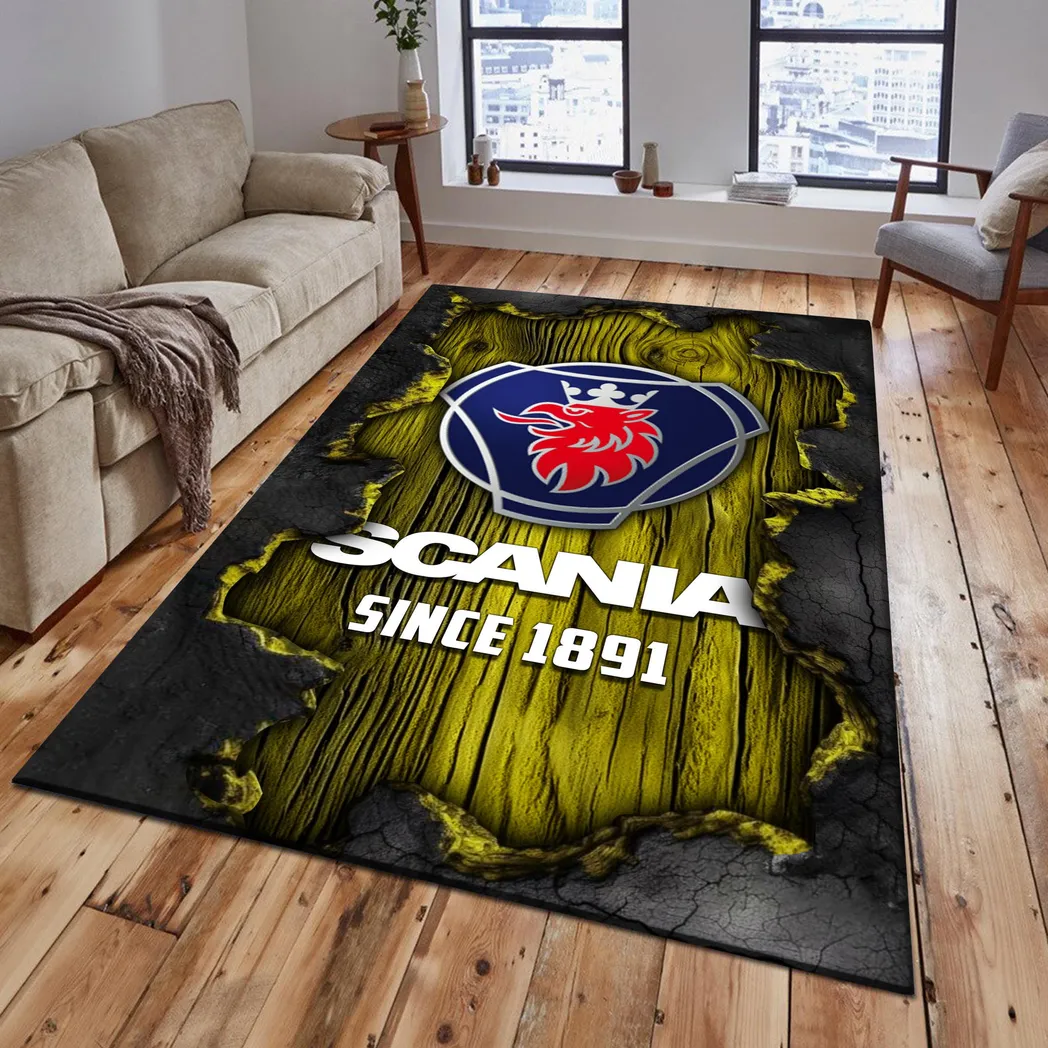 Truck Fans Gift Rug, Carpet All Over Print Gift For Truck CAR19503182559 - Yellow