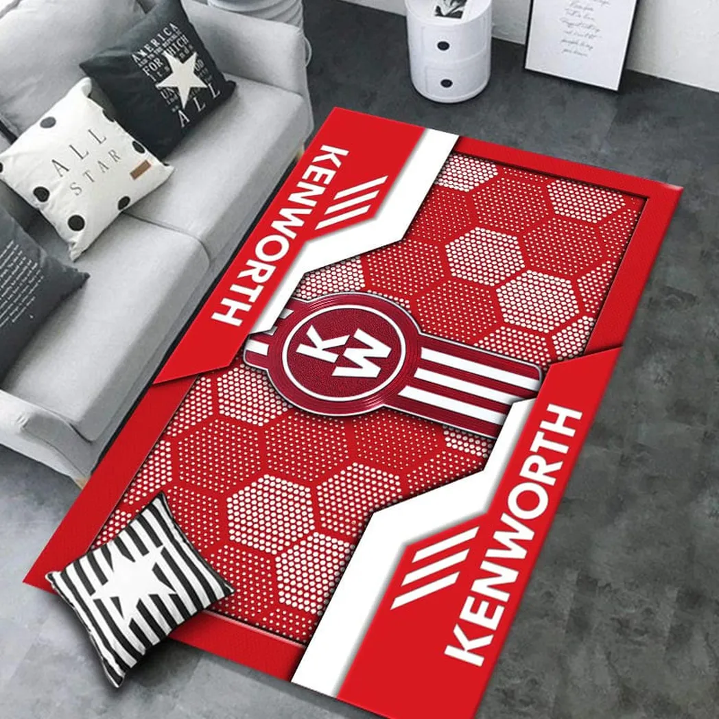 Truck Fans Gift Rug, Carpet All Over Print Gift For Truck CAR30203242501 - Red