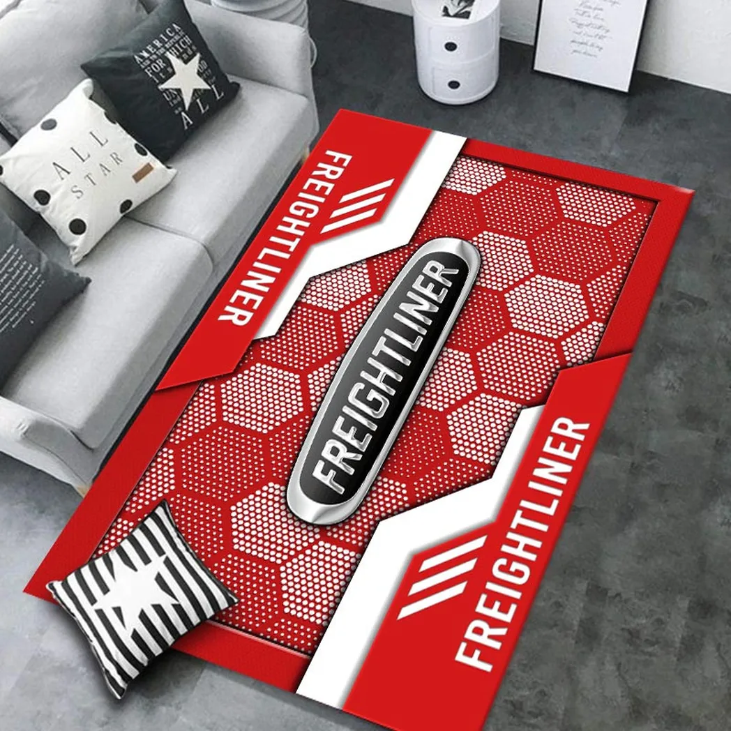 Truck Fans Gift Rug, Carpet All Over Print Gift For Truck CAR30203242508 - Red