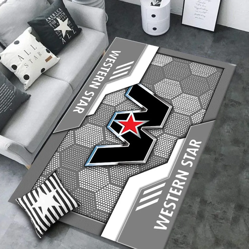 Truck Fans Gift Rug, Carpet All Over Print Gift For Truck CAR30203242531 - Grey